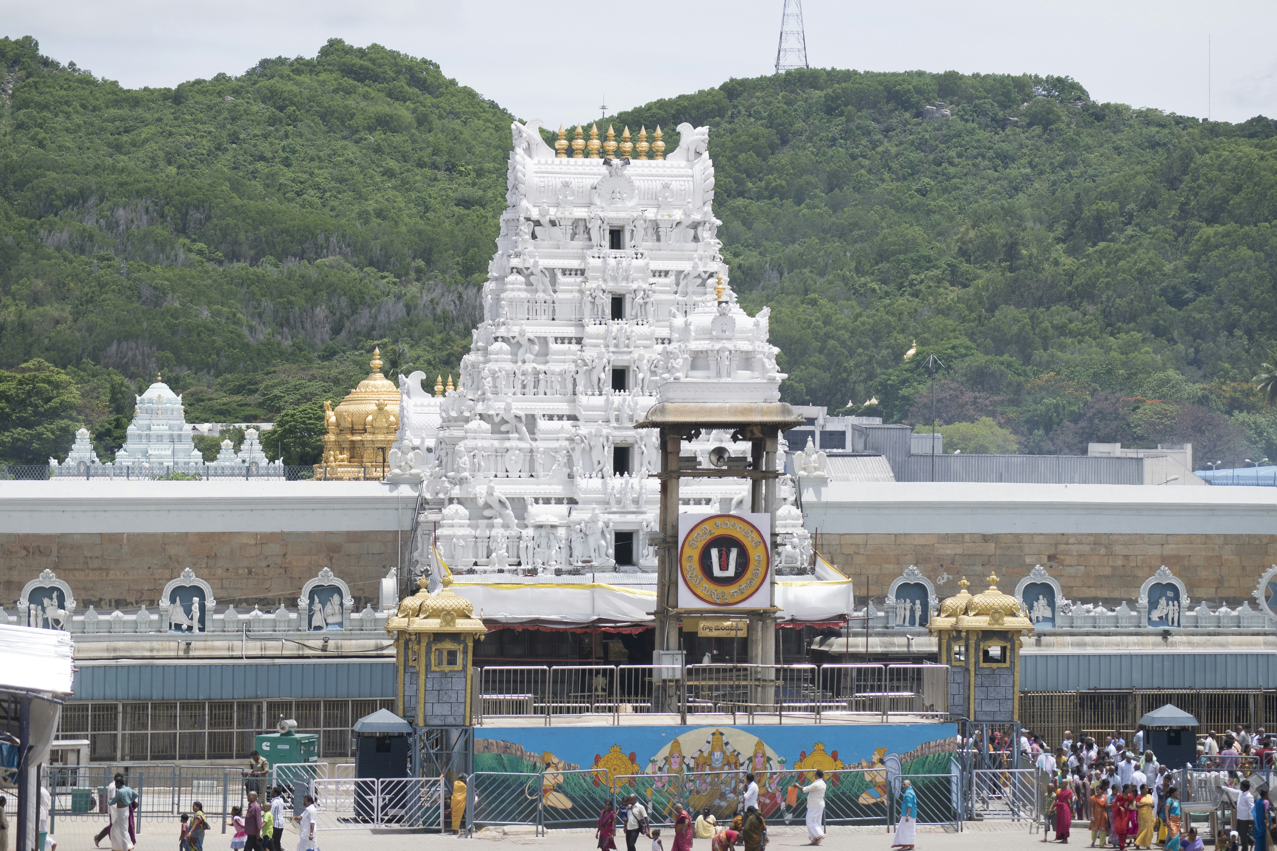Tirupati Venkateswara Temple with spiritual architecture